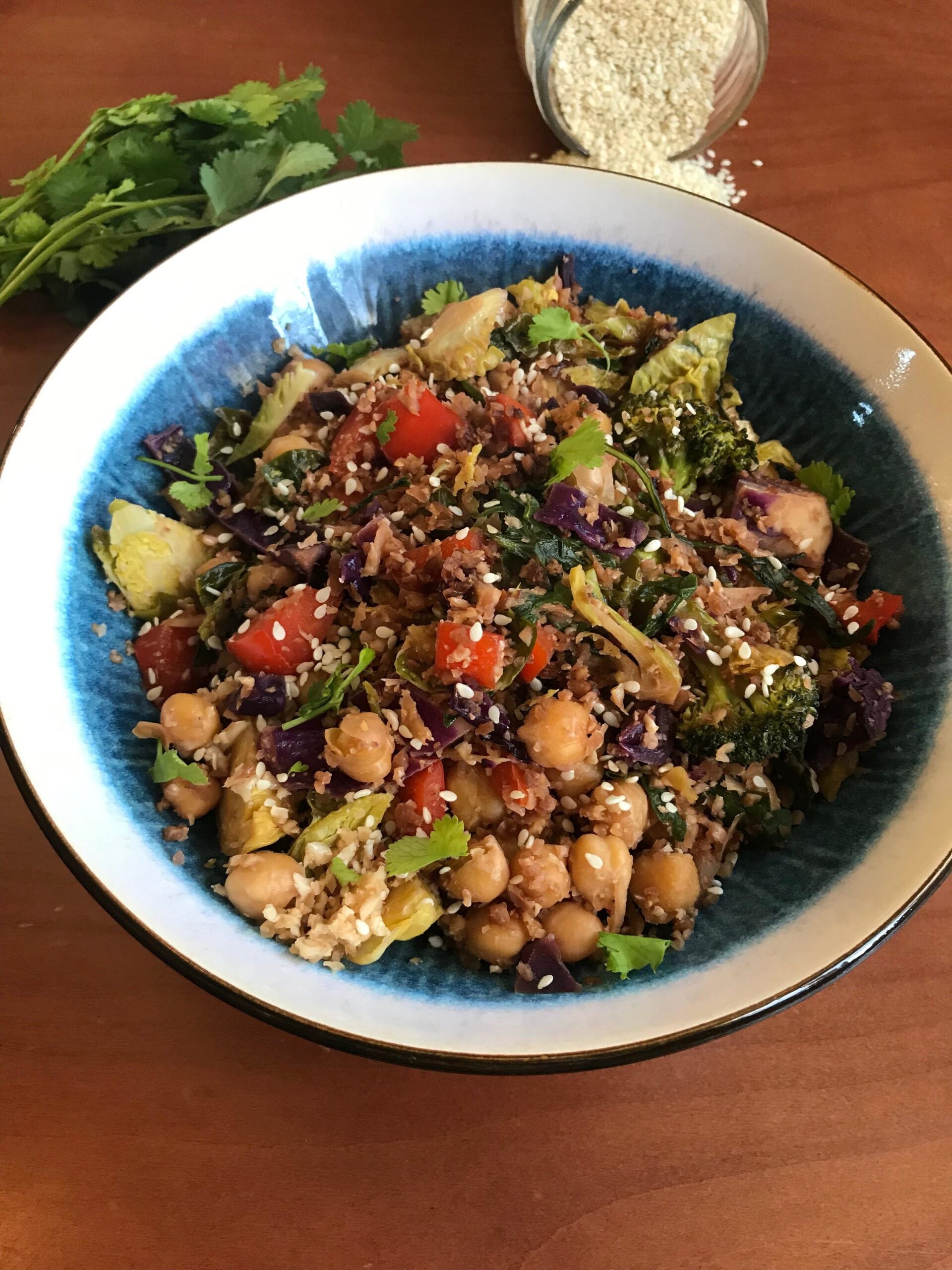 Cauliflower Rice Stir-fry - PAM ROCCA | Energy intuitive, Healer