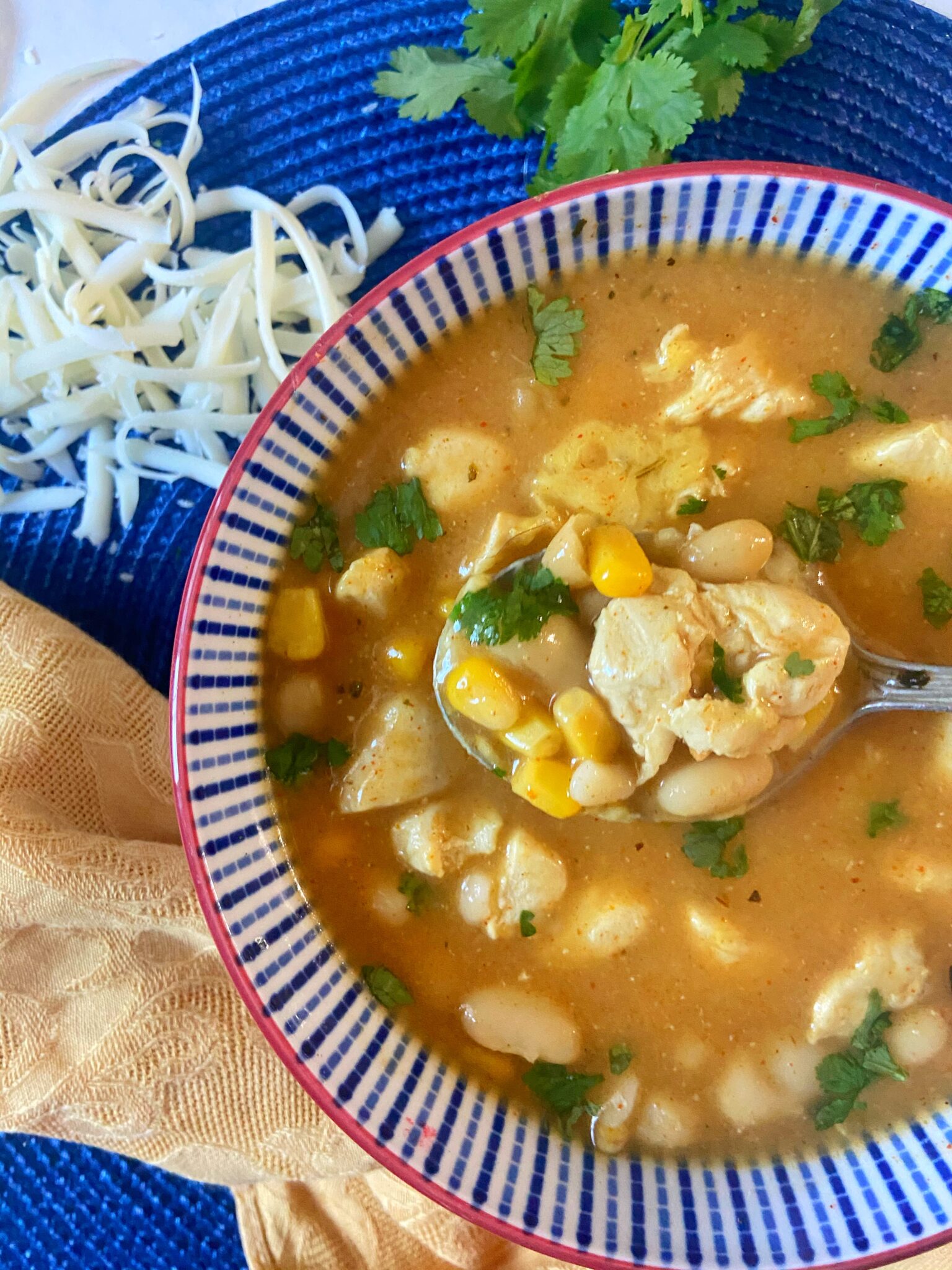 White Bean Chicken Chili - PAM ROCCA | Health & Nutrition Coach 